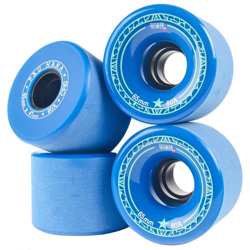 JUCKER HAWAII Longboard & Mini Cruiser Rollen PAU HANA 65mm 80A CP40 (4er) Blue