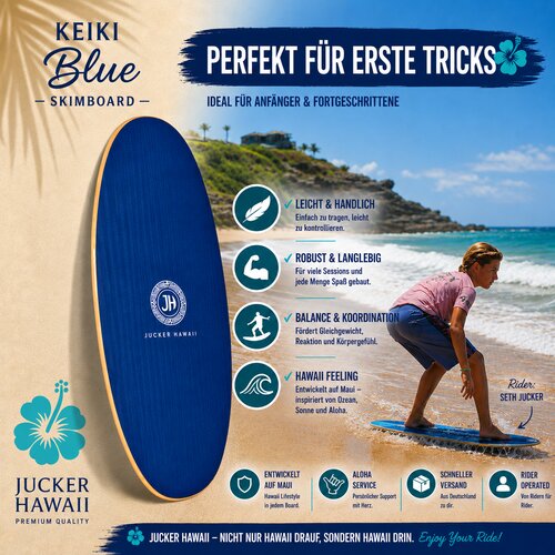 JUCKER HAWAII Skimboard KEIKI BLUE - DEALER