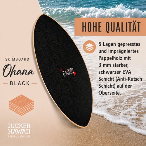 JUCKER HAWAII Skimboard OHANA BLACK EVA - DEALER