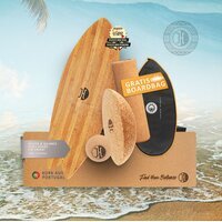 *Deal of the Year - Balance Board Set Ocean Rocker Bamboo*