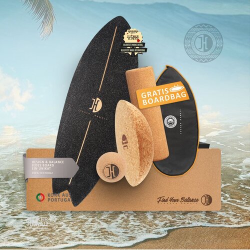 *Deal of the Year* Balance Board Set Ocean Rocker Black*