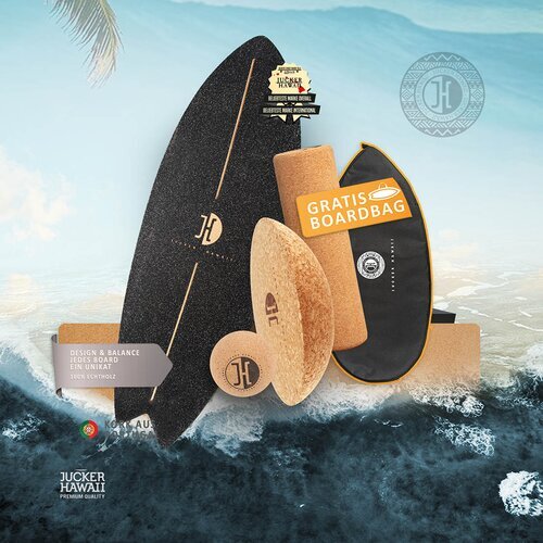*Deal of the Year* Balance Board Set Ocean Rocker Black*