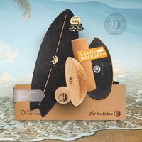 *Deal of the Year - Balance Board Set Ocean Rocker Black*