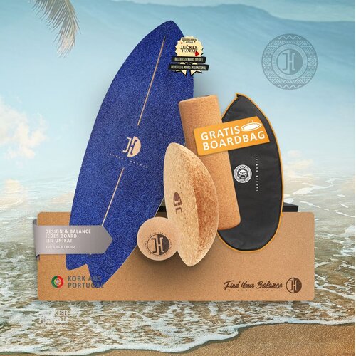 *Deal of the Year* Balance Board Set Ocean Rocker Blue*
