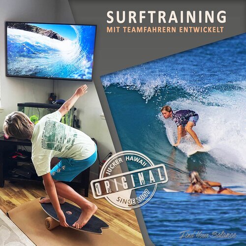 *Deal of the Year* Balance Board Set Ocean Rocker Blue*