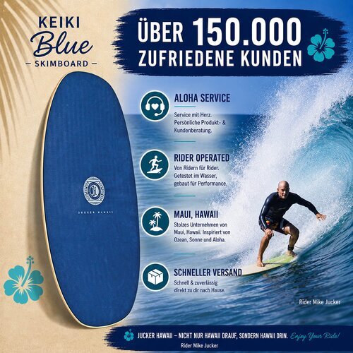 JUCKER HAWAII Skimboard KEIKI BLUE | HPL