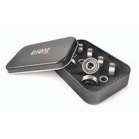 JUCKER HAWAII Longboard Bearings ABEC 11 Black + Spacer
