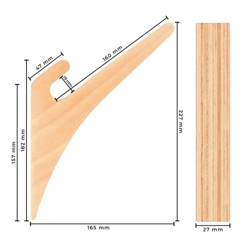 Longboard / Skateboard / Balanceboard / Snowboard / Wakeboard Wall Rack Set WOOD