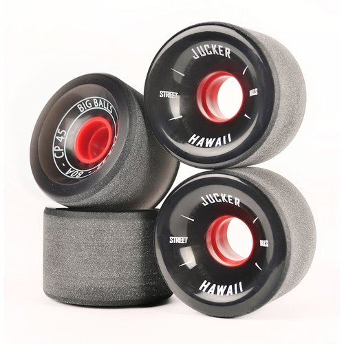 JUCKER HAWAII Longboard Wheels BIG BALLS 74mm 80A CP45 (4er)